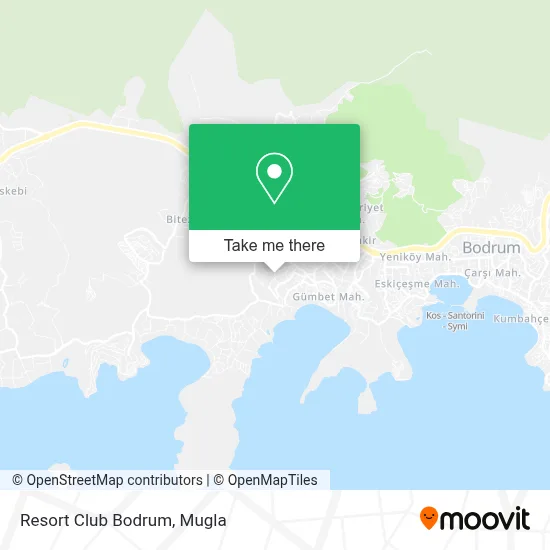 Resort Club Bodrum map