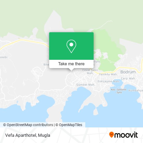 Vefa Aparthotel map