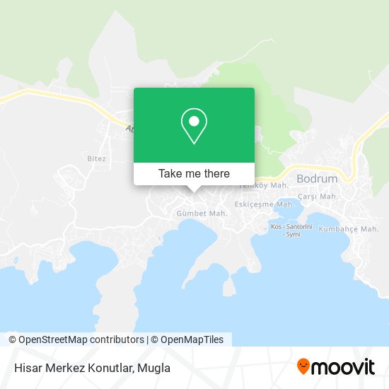 Hisar Merkez Konutlar map
