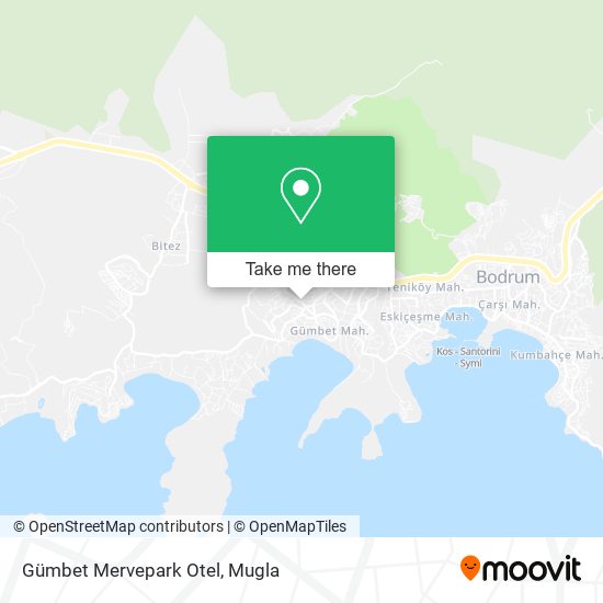 Gümbet Mervepark Otel map