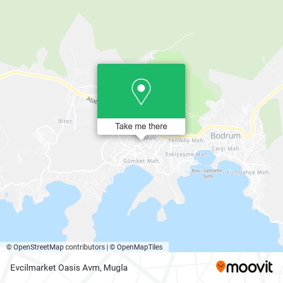 Evcilmarket Oasis Avm map