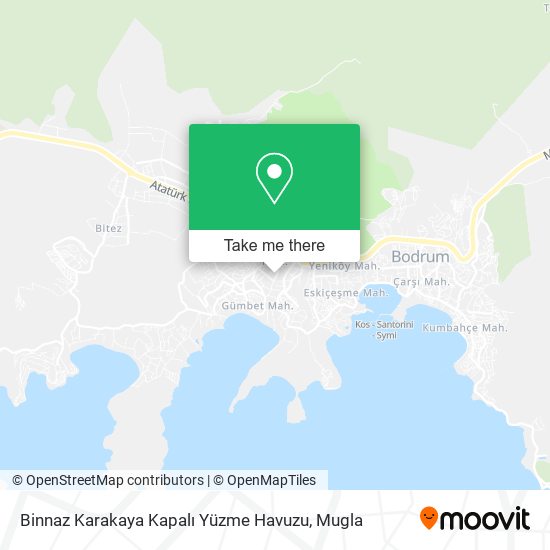 Binnaz Karakaya Kapalı Yüzme Havuzu map
