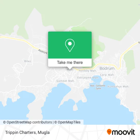 Trippin Charters map