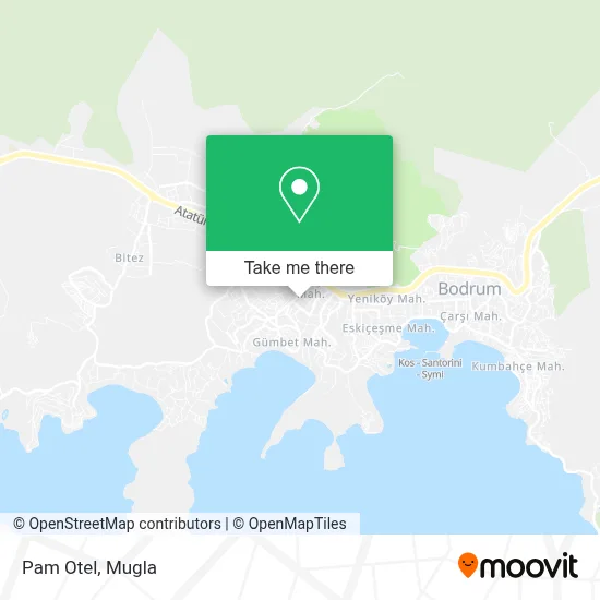 Pam Otel map