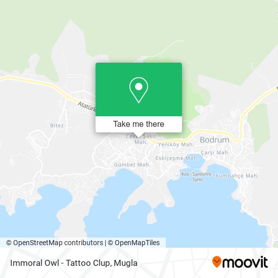 Immoral Owl - Tattoo Clup map