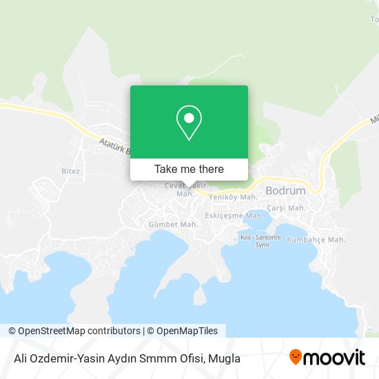 Ali Ozdemir-Yasin Aydın Smmm Ofisi map