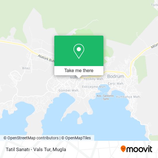 Tatil Sanatı - Vals Tur map