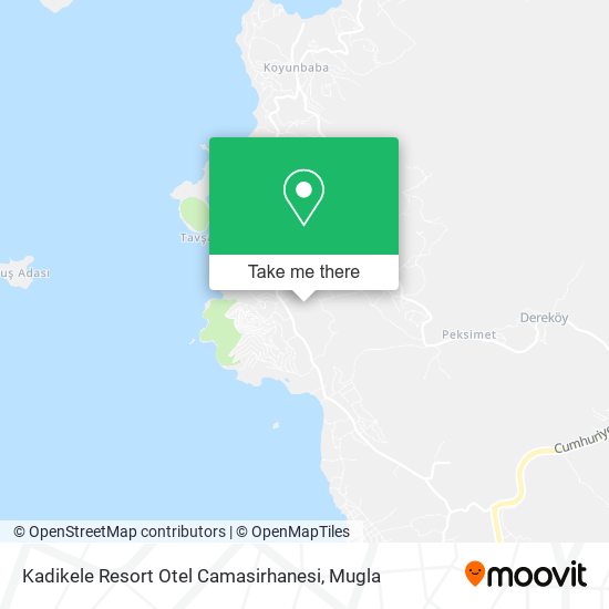 Kadikele Resort Otel Camasirhanesi map
