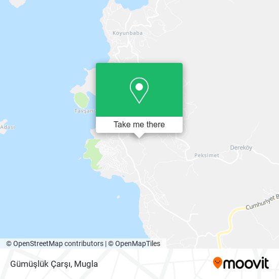 Gümüşlük Çarşı map