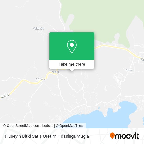 Hüseyin Bitki Satış Üretim Fidanlıığı map