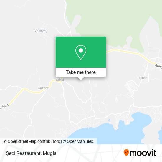 Şeci Restaurant map