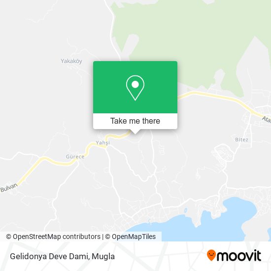 Gelidonya Deve Dami map