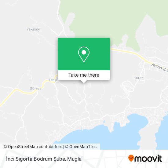 İnci Sigorta Bodrum Şube map