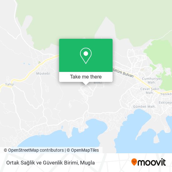 Ortak Sağlik ve Güvenlik Birimi map
