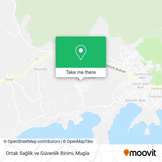 Ortak Sağlik ve Güvenlik Birimi map