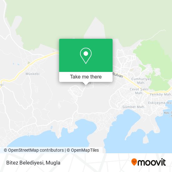 Bitez Belediyesi map