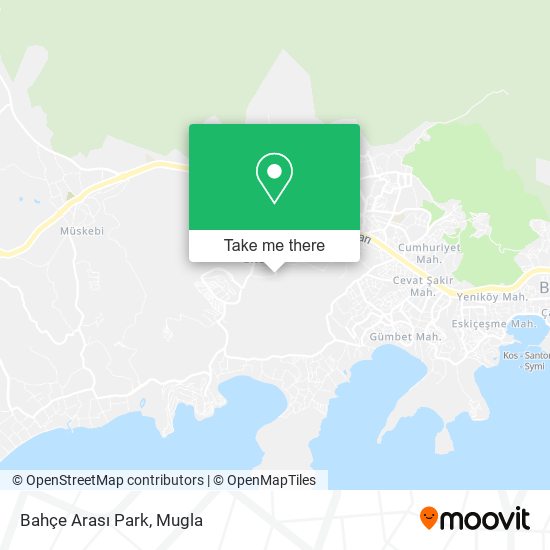Bahçe Arası Park map