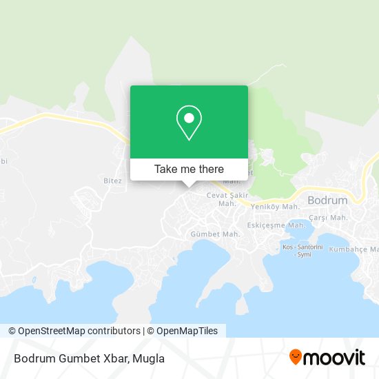 Bodrum Gumbet Xbar map