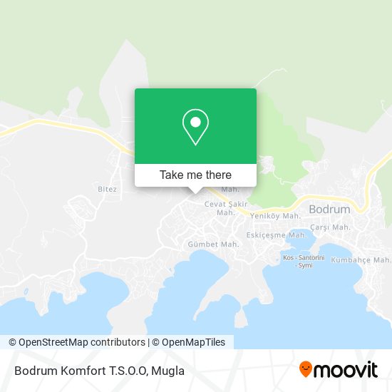 Bodrum Komfort T.S.O.O map