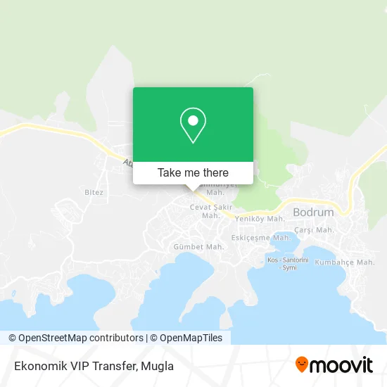 Ekonomik VIP Transfer map