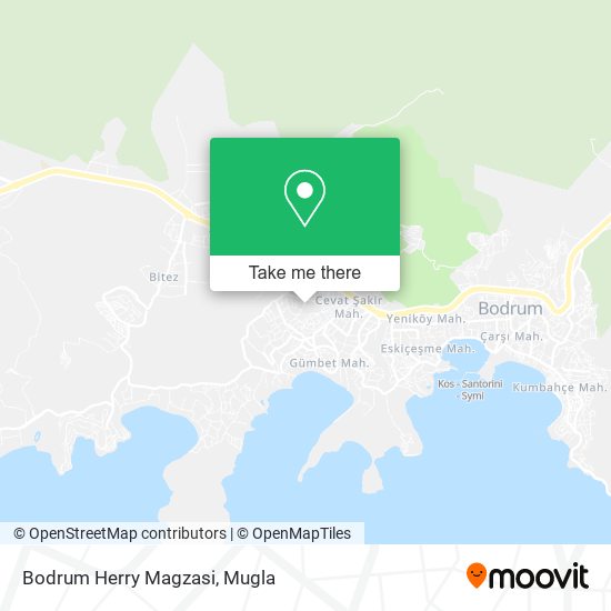 Bodrum Herry Magzasi map