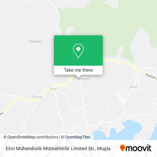 Ekin Mühendislik Müteahhitlik Limited Şti. map