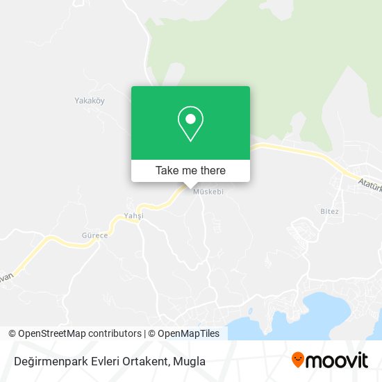 Değirmenpark Evleri Ortakent map
