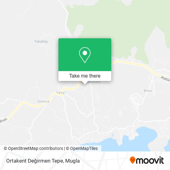 Ortakent Değirmen Tepe map