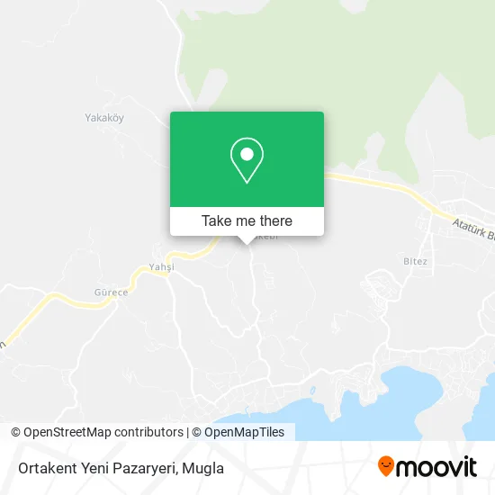 Ortakent Yeni Pazaryeri map