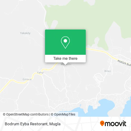 Bodrum Eyba Restorant map