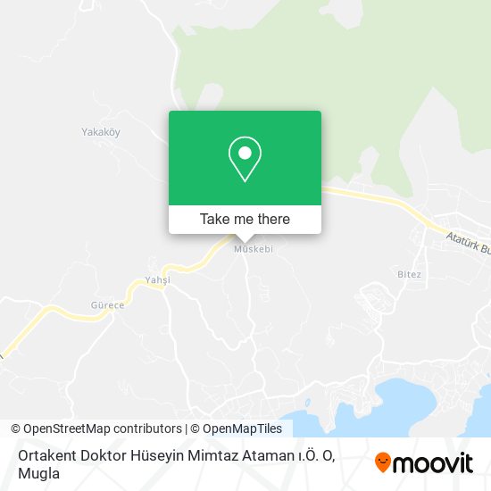Ortakent Doktor Hüseyin Mimtaz Ataman ı.Ö. O map