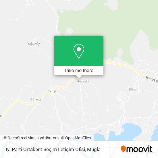 İyi Parti Ortakent Seçim İletişim Ofisi map