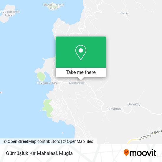 Gümüşlük Kır Mahalesi map
