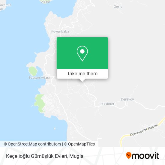 Keçelioğlu Gümüşlük Evleri map
