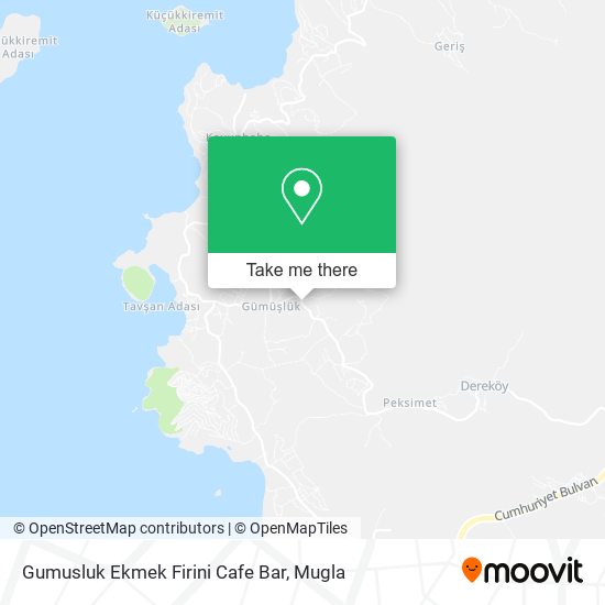 Gumusluk Ekmek Firini Cafe Bar map