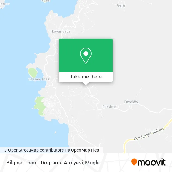 Bilginer Demir Doğrama Atölyesi map