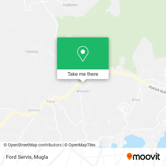 Ford Servis map