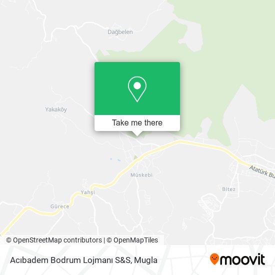 Acıbadem Bodrum Lojmanı S&S map