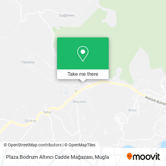 Plaza Bodrum Altıncı Cadde Mağazası map