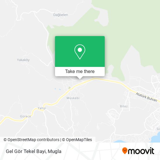 Gel Gör Tekel Bayi map