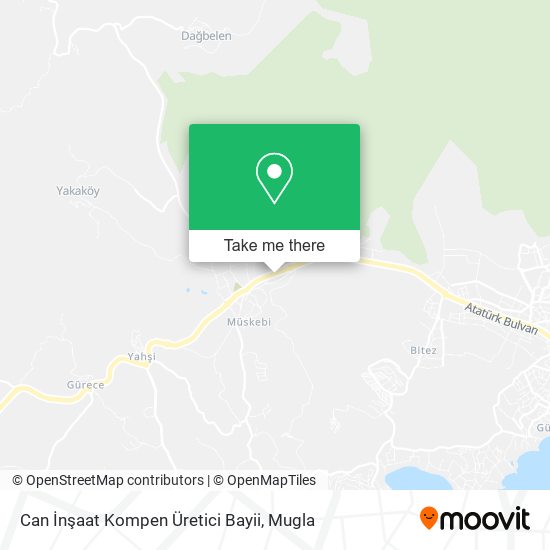 Can İnşaat Kompen Üretici Bayii map