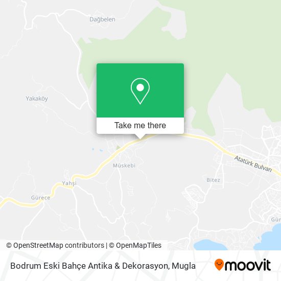 Bodrum Eski Bahçe Antika & Dekorasyon map