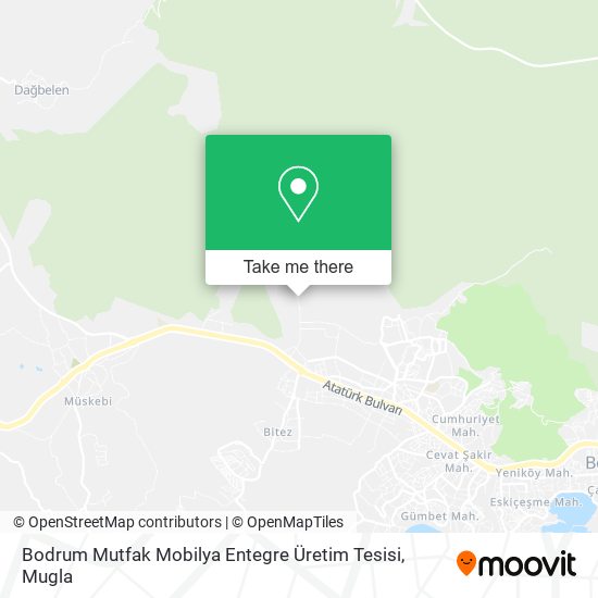 Bodrum Mutfak Mobilya Entegre Üretim Tesisi map