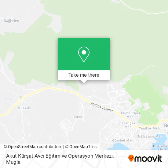 Akut Kürşat Avcı Eğitim ve Operasyon Merkezi map