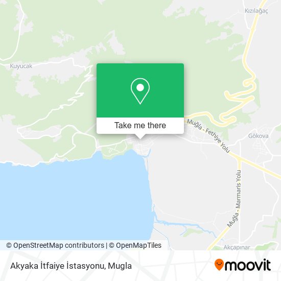 Akyaka İtfaiye İstasyonu map