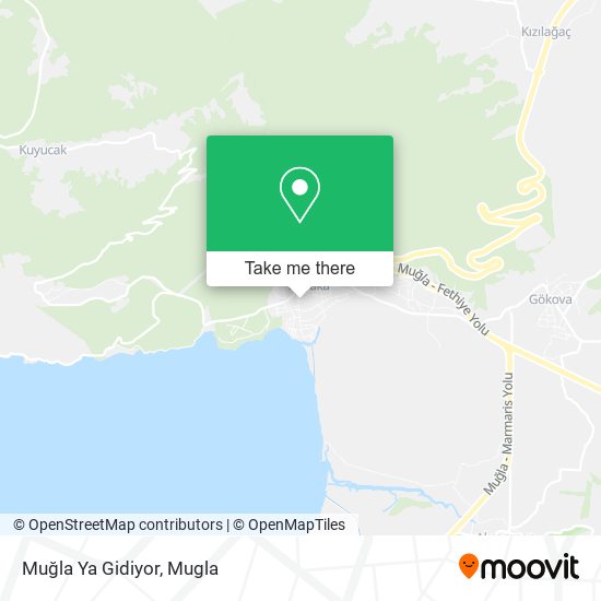 Muğla Ya Gidiyor map