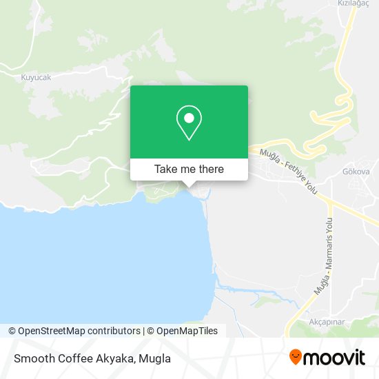 Smooth Coffee Akyaka map