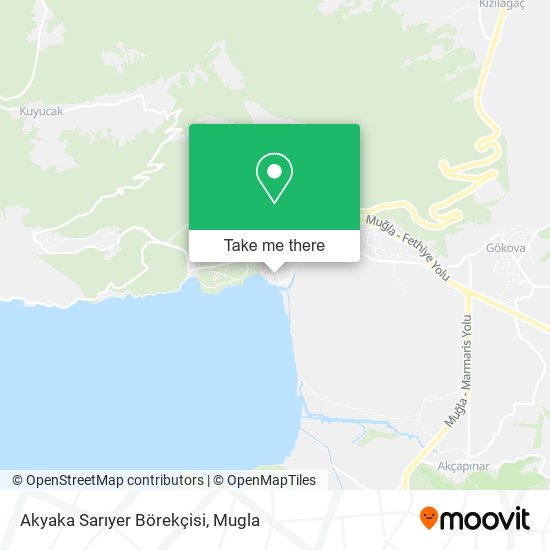 Akyaka Sarıyer Börekçisi map