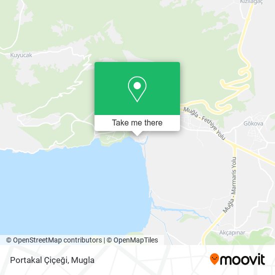 Portakal Çiçeği map