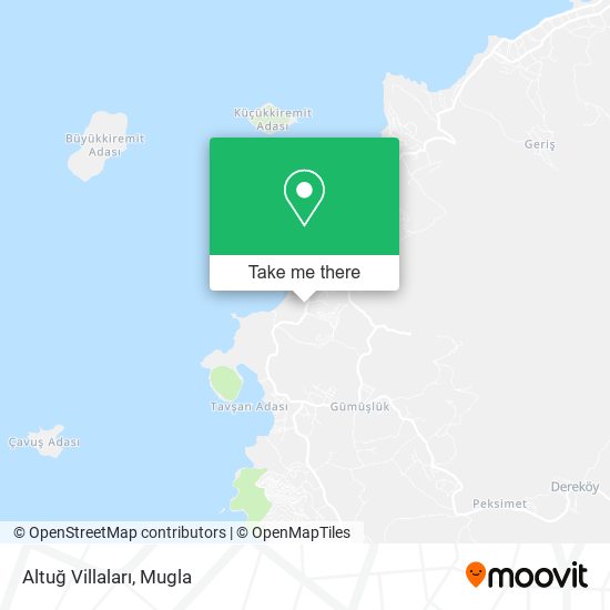 Altuğ Villaları map